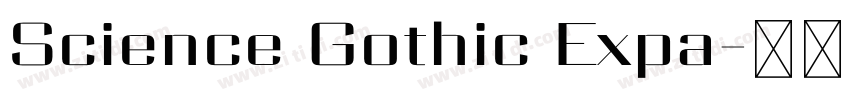 Science Gothic Expa字体转换